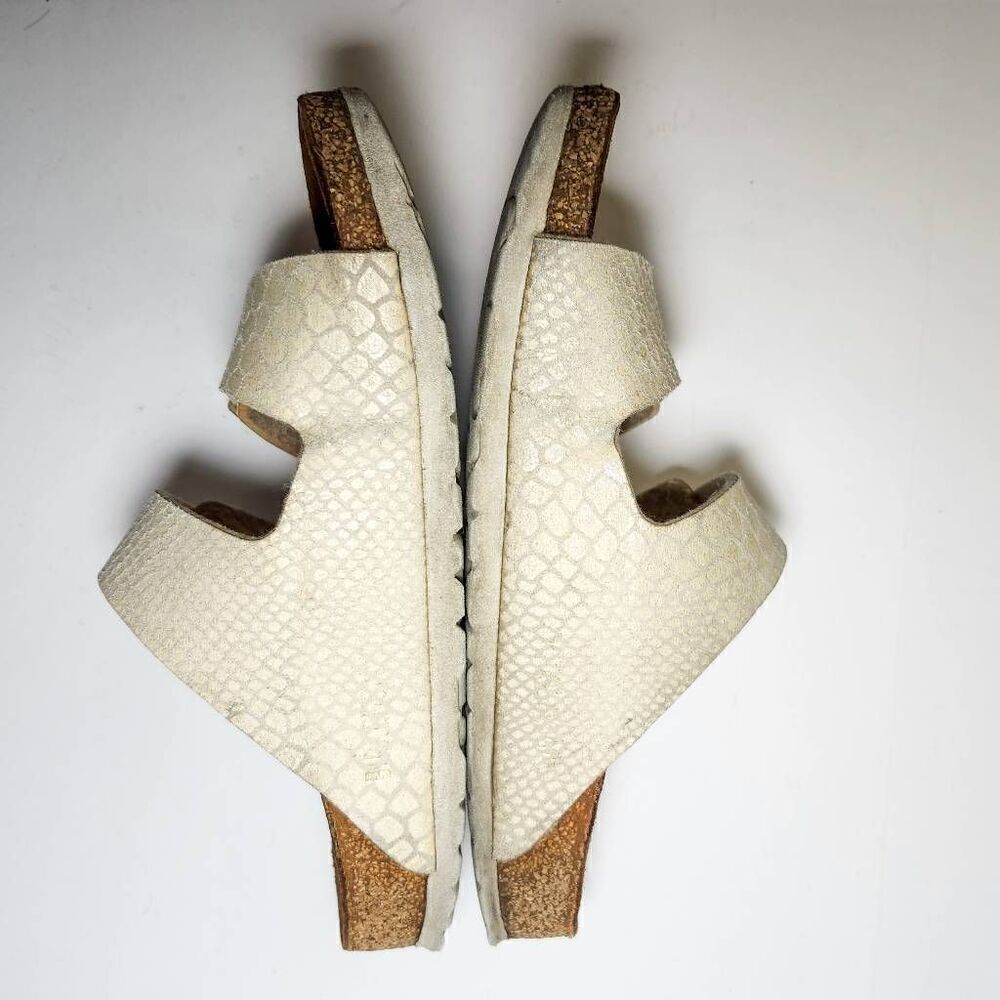 Birkenstock Arizona Shiny Python Snake Eggshell I… - image 2